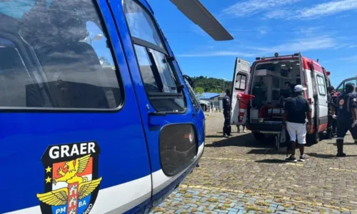 
				
					Homem com vergalhão na virilha é resgatado por helicóptero no interior da Bahia
				
				