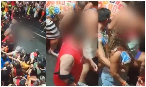 
				
					Imagens mostram mulher sendo agredida com soco na boca em bloco de Bell Marques no carnaval
				
				