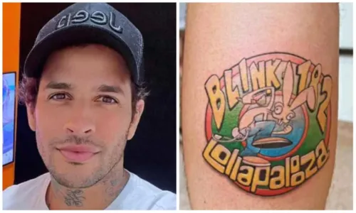 
				
					Campeão do 'BBB', Rafinha faz tatuagem para show de Blink 182 e 'enlouquece' após cancelamento de apresentação
				
				