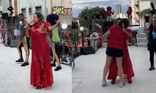 
				
					Daniela Mercury encerra Carnaval em São Paulo e comemora 10 anos de casamento com Malu Verçosa: 'Surpresa'
				
				