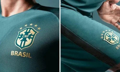 
				
					Seleção Brasileira jogará com uniforme verde pela primeira vez
				
				