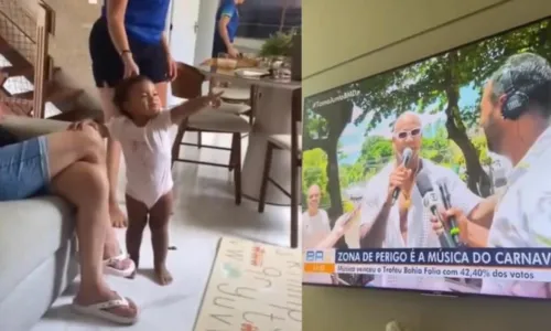
				
					Lore Improta mostra filha dançando 'Zona de Perigo' ao ver Léo Santana na TV: 'Até Lilica meteu dança'
				
				