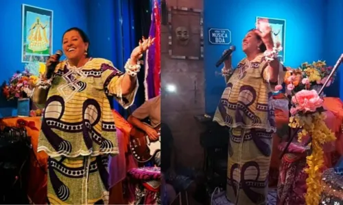 
				
					Regina Casé solta a voz ao cantar clássico nordestino durante show em Salvador
				
				