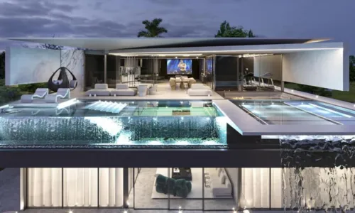 
				
					Nova mansão luxuosa de Léo Santana e Lore Improta terá suíte máster com piscina, spa e mais; veja fotos
				
				