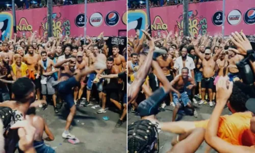 
				
					Vídeo: foliões jogam capoeira na pipoca de BaianaSystem em Salvador
				
				