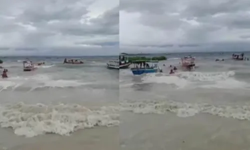 
				
					Vídeo: Barco com 20 passageiros vira durante travessia na Ilha de Maré
				
				