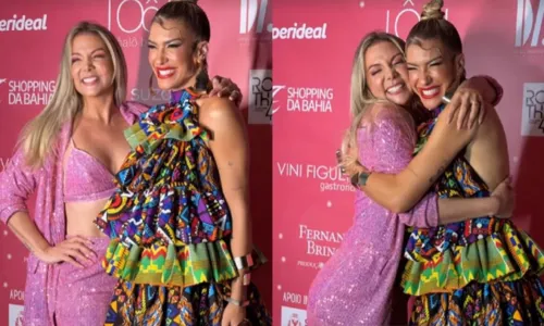 
				
					Musas da dança: Lore Improta divide palco com Carla Perez durante evento em Salvador
				
				