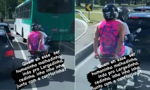 
				
					Claudia Leitte brinca após encontrar com fã a caminho de desfile em Salvador: 'Junto com a cantorinha'
				
				