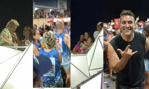 
				
					Scheila Carvalho, Flor Gil, André Marques: famosos curtem carnaval de Salvador no bloco de Ivete Sangalo
				
				