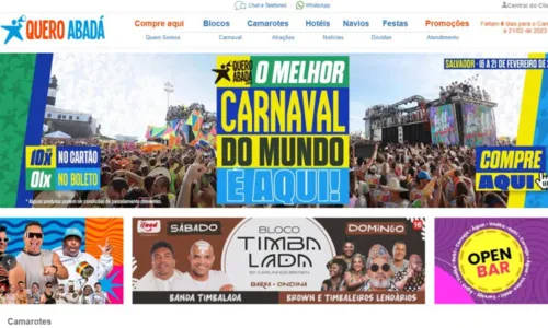 
				
					Site reúne variedade de abadás para o carnaval de Salvador
				
				