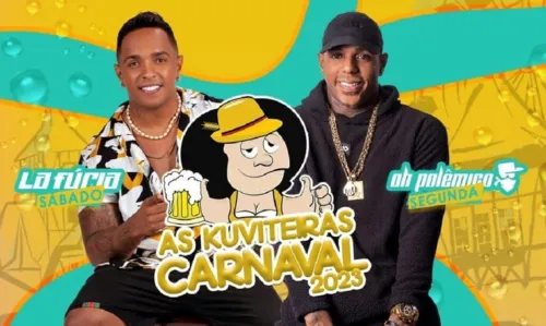 
				
					Bloco As Kuviteiras celebra 35 anos de Carnaval com Oh Polêmico e La Fúria
				
				