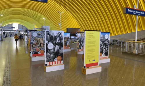 
				
					Exposição fotográfica sobre história do Carnaval de Salvador é exibida no metrô
				
				