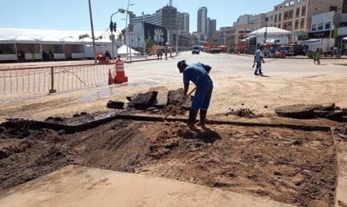 
				
					Tubulação que rompeu em circuito é fechada e abastecimento de água retomado em Ondina
				
				