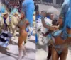 Anitta leva tombo durante apresentação de Ludmilla em escola de samba