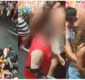 
                  Imagens mostram mulher sendo agredida com soco na boca em bloco de Bell Marques no carnaval