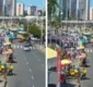 
                  Manifestação de enfermeiros causa transtorno no  trânsito em frente a rodoviária de Salvador