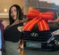 
                  Gil do Vigor presenteia irmã com carro de luxo: 'Transbordando de alegria'
