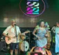 
                  Margareth Menezes e Gilberto Gil são ovacionados em show no Expresso 2222; veja