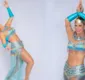 
                  Carla Perez aposta em look de 'Dança do Ventre' na Pipoca Doce em mais um dia de homenagem ao É O Tchan