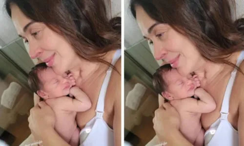 
				
					Claudia Raia encanta seguidores ao posar com filho recém-nascido: 'Melhor sensação do mundo'
				
				