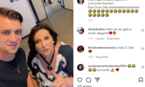 
				
					Déa Lúcia, mãe de Paulo Gustavo, reage a Cristian do 'BBB 23: 'O mais gostoso'
				
				