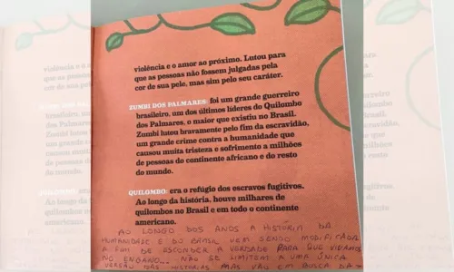 
				
					Livro infantil do rapper Emicida é vandalizado e criticado por mãe de aluno em Salvador
				
				