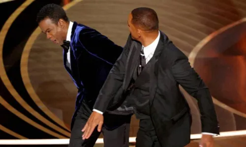 
				
					'Assisti ao filme ‘Emancipation’ só para ver Will Smith ser chicoteado', diz Chris Rock
				
				