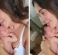 
                  Claudia Raia encanta seguidores ao posar com filho recém-nascido: 'Melhor sensação do mundo'